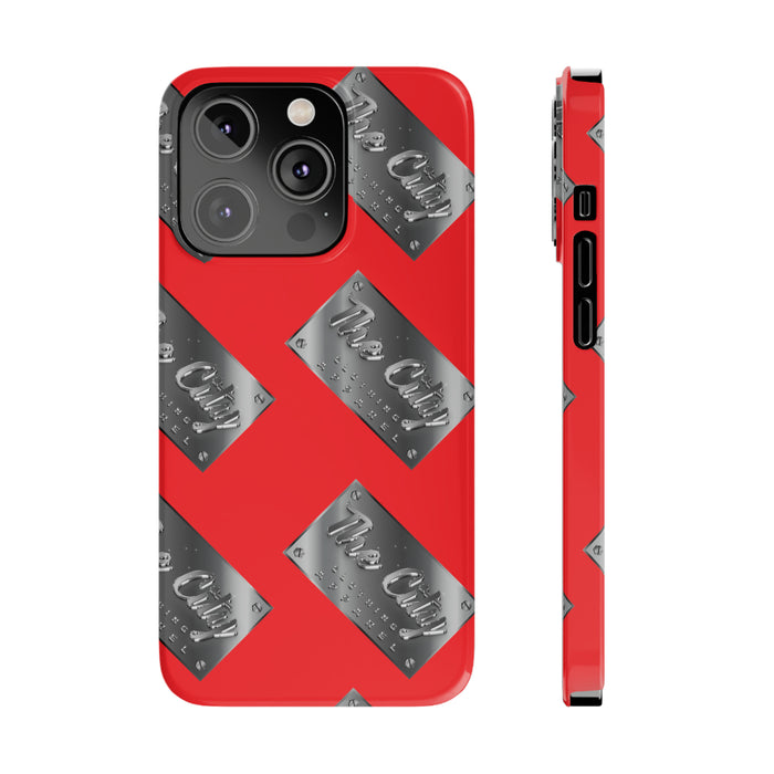 The City Clothing Apparel Emblem Slim Phone Cases