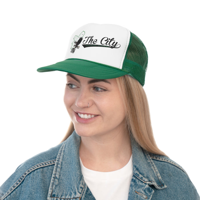 Eagles Kelly Green The City Clothing Apparel Swoop with map Trucker Cap