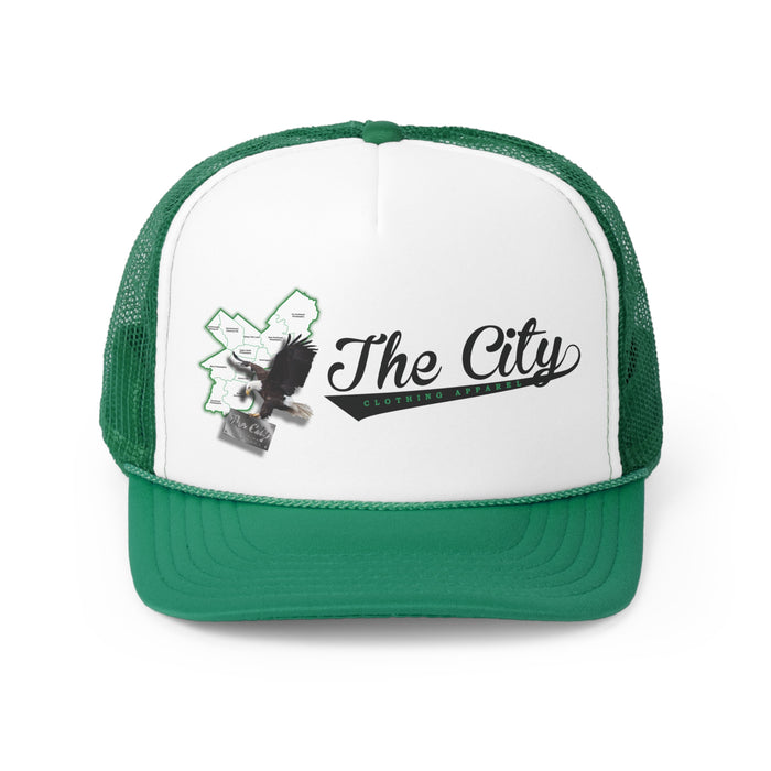 Eagles Kelly Green The City Clothing Apparel Swoop with map Trucker Cap