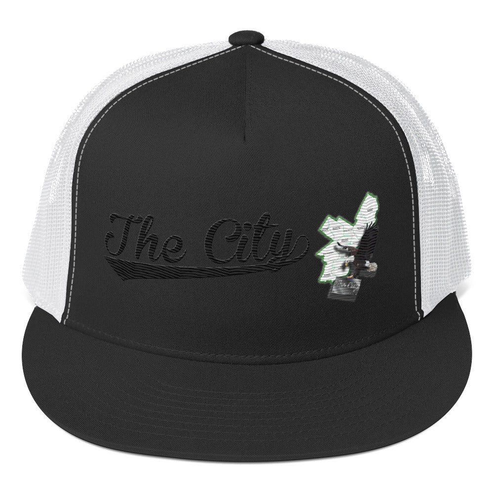 The City Clothing Apparel Swoop & Eagle with The Map Trucker Cap