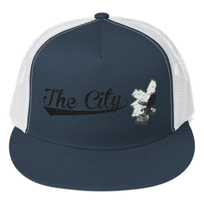 The City Clothing Apparel Swoop & Eagle with The Map Trucker Cap