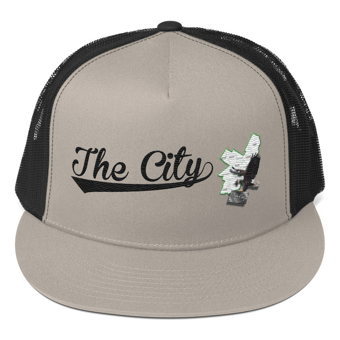 The City Clothing Apparel Swoop & Eagle with The Map Trucker Cap