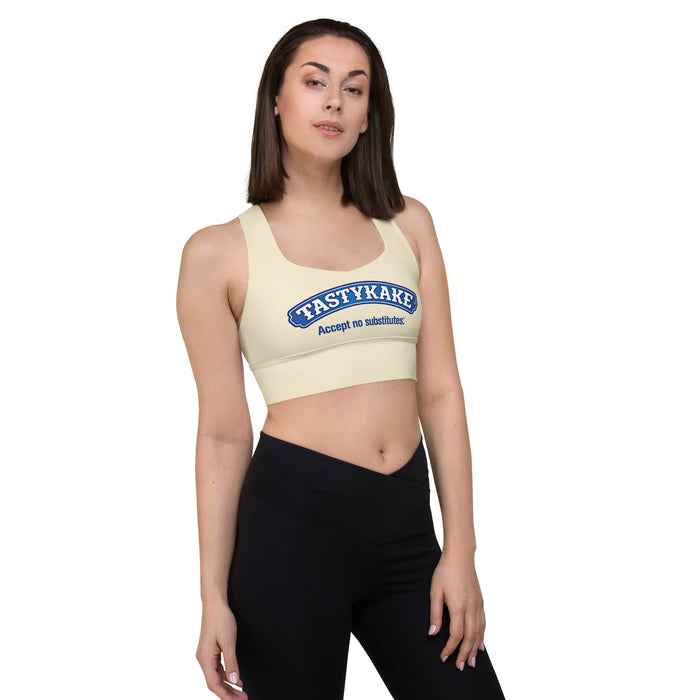 The City Clothing Apparel Tastykake Krimpet Creme sports bra