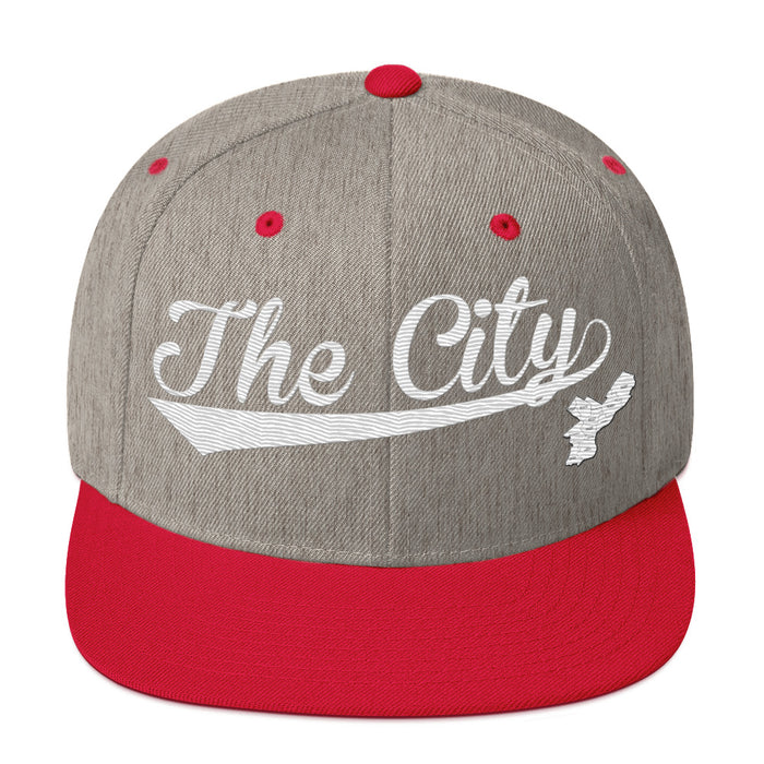 The City Clothing Apparel Swoop with The Map Snapback Hat