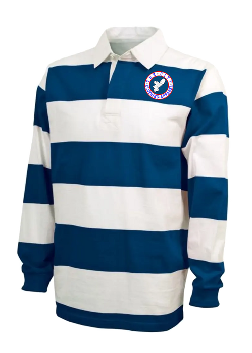 The City Clothing Apparel Bolted down Striped Polo shirt