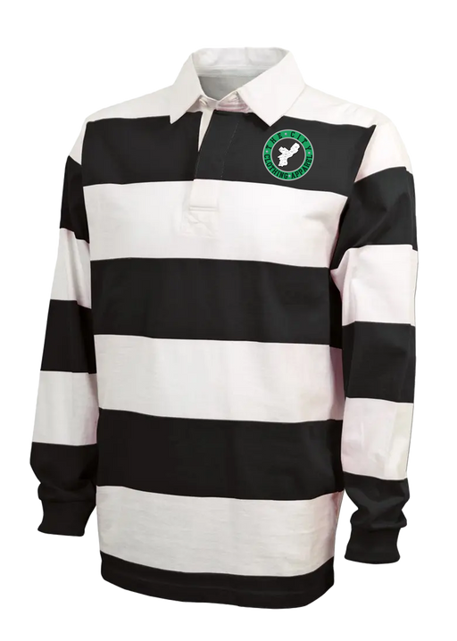 The City Clothing Apparel Bolted down Striped Polo shirt