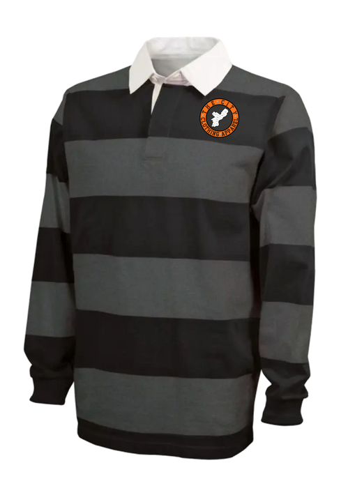 The City Clothing Apparel Bolted down Striped Polo shirt