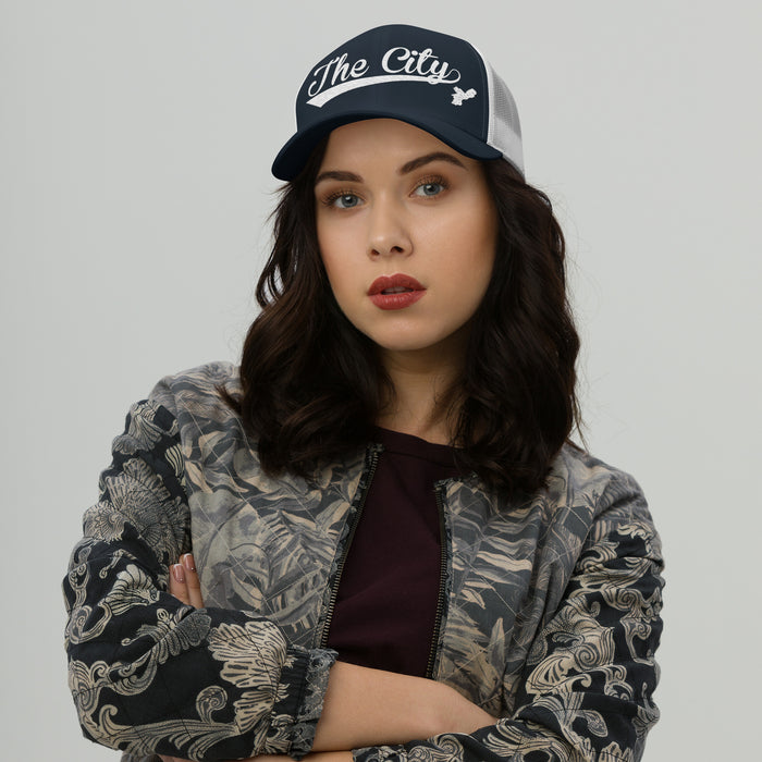 The City Clothing Apparel Swoop with The Map Trucker Cap