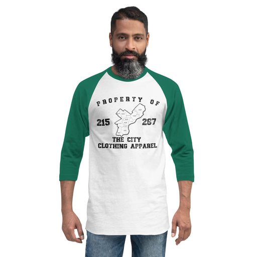 The City Clothing Apparel 3/4 sleeve raglan shirt