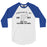 The City Clothing Apparel 3/4 sleeve raglan shirt