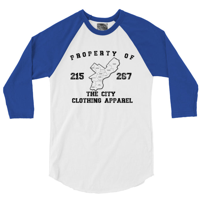 The City Clothing Apparel 3/4 sleeve raglan shirt