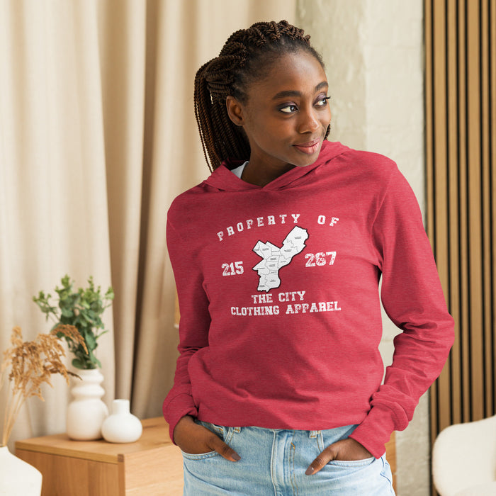 The City Clothing Apparel Women's Hooded long-sleeve tee