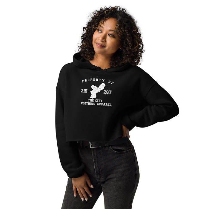 The City Clothing Apparel Women's Crop Hoodie