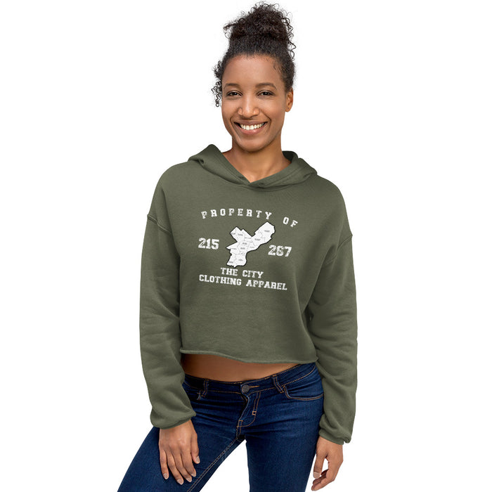 The City Clothing Apparel Women's Crop Hoodie