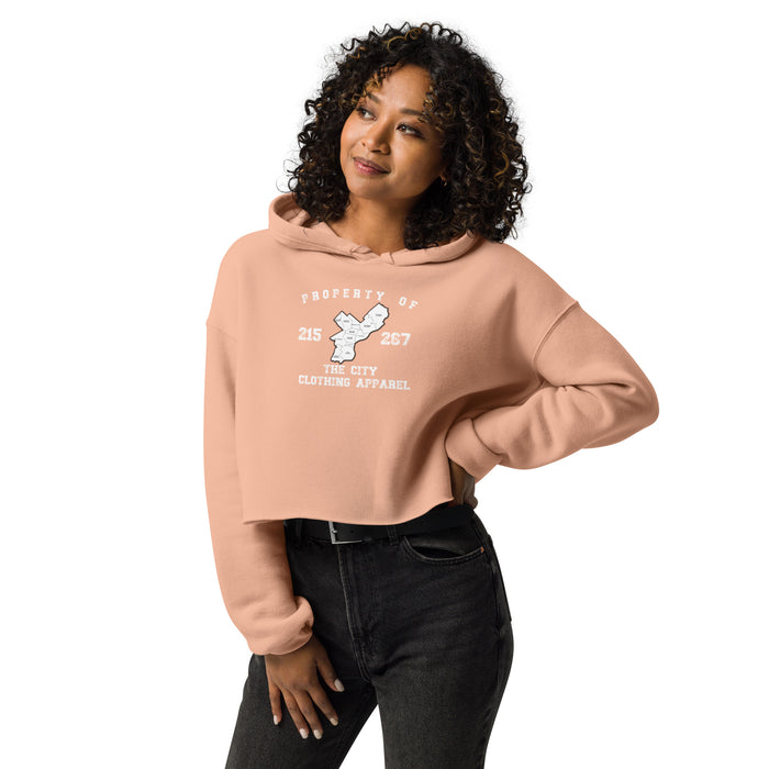 The City Clothing Apparel Women's Crop Hoodie