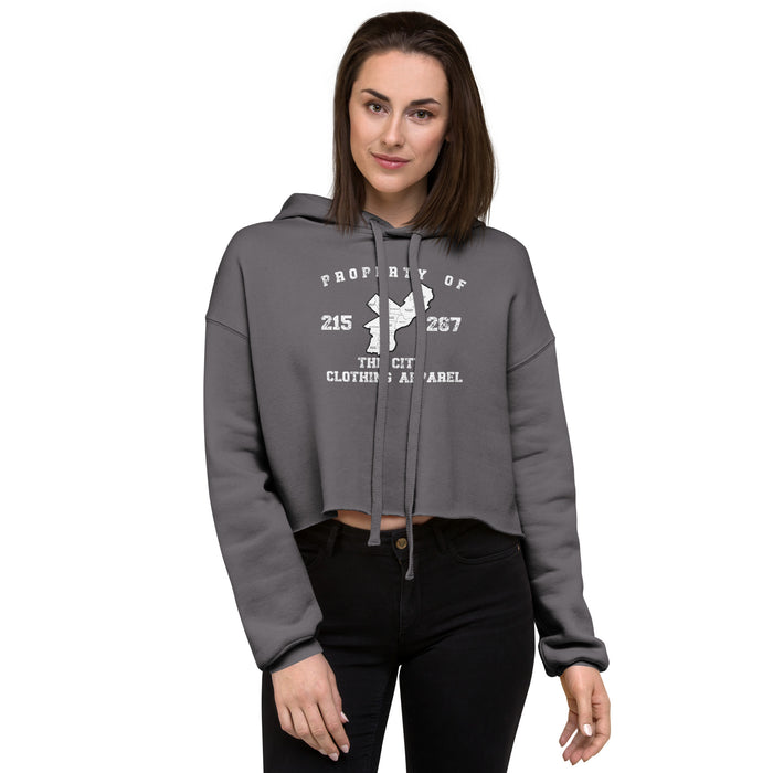 The City Clothing Apparel Women's Crop Hoodie