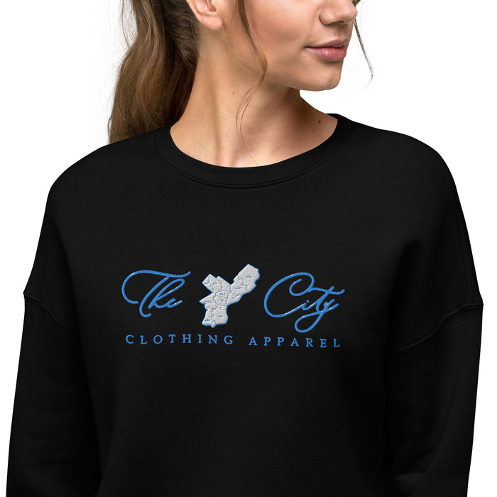 The City Clothing Apparel Women's Crop Sweatshirt