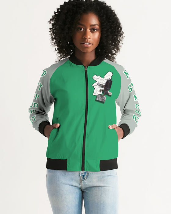 Eagles Kelly Green Women's Bomber Jacket