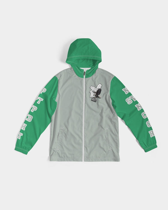 Eagles Kelly Green Men's Windbreaker