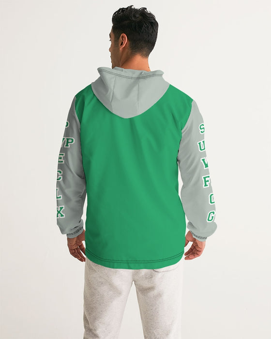 Eagles Kelly Green Men's Windbreaker