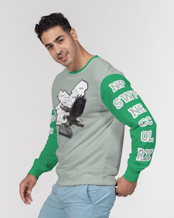 Eagles Kelly Green Men's Classic French Terry Crewneck Pullover