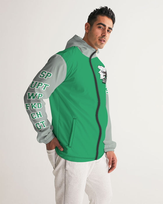 Eagles Kelly Green Men's Windbreaker