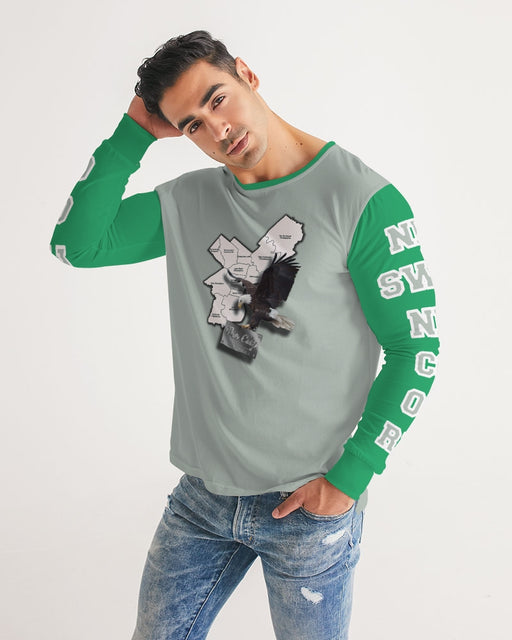 Eagles Kelly Green Men's Long Sleeve Tee