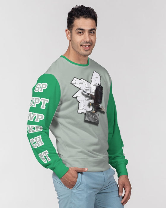 Eagles Kelly Green Men's Classic French Terry Crewneck Pullover