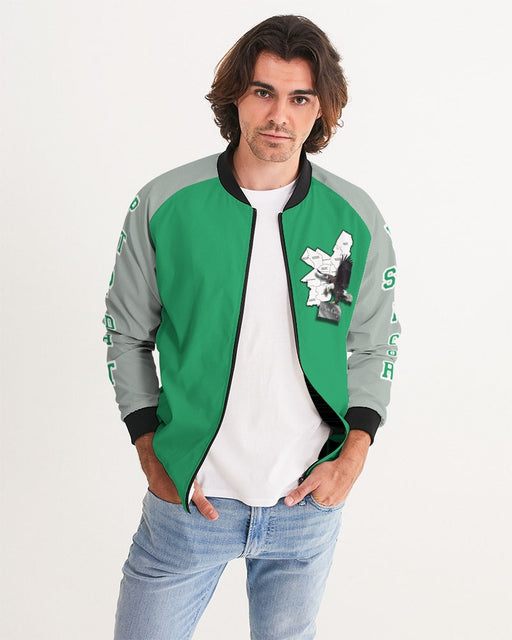 Eagles Kelly Green Men's Bomber Jacket