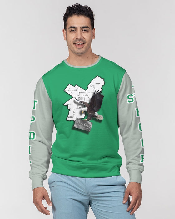 Eagles Kelly Green Men's Classic French Terry Crewneck Pullover