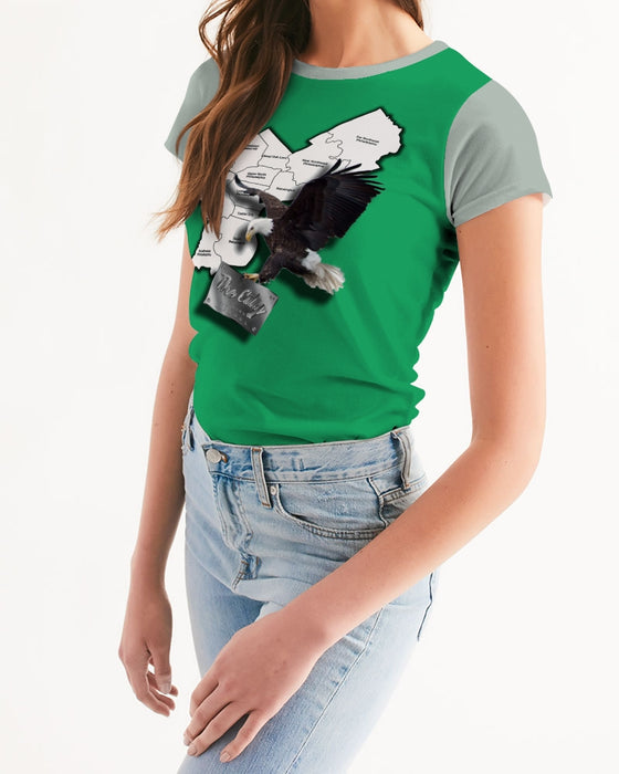 Eagles Kelly Green Women's Tee