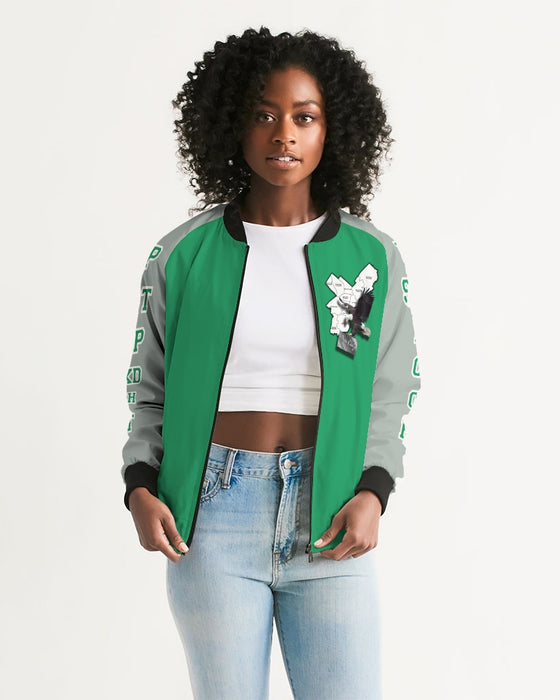 Eagles Kelly Green Women's Bomber Jacket