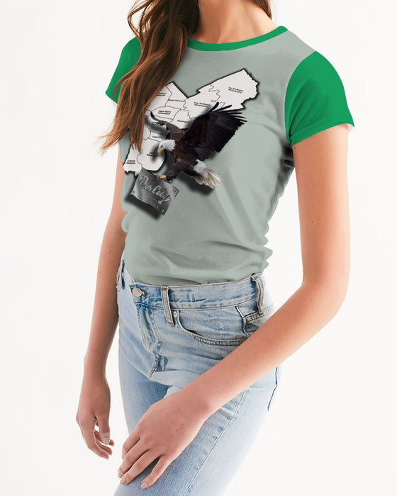 Eagles Kelly Green Women's Tee