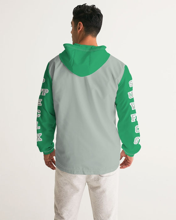 Eagles Kelly Green Men's Windbreaker