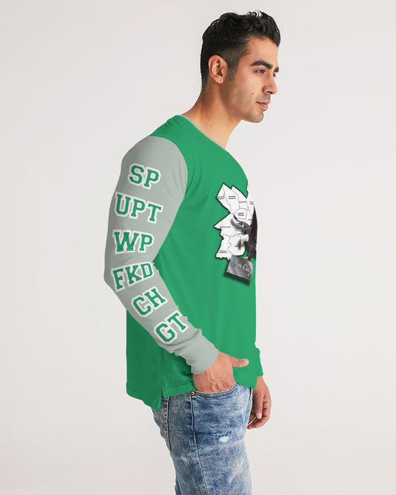 Eagles Kelly Green Men's Long Sleeve Tee