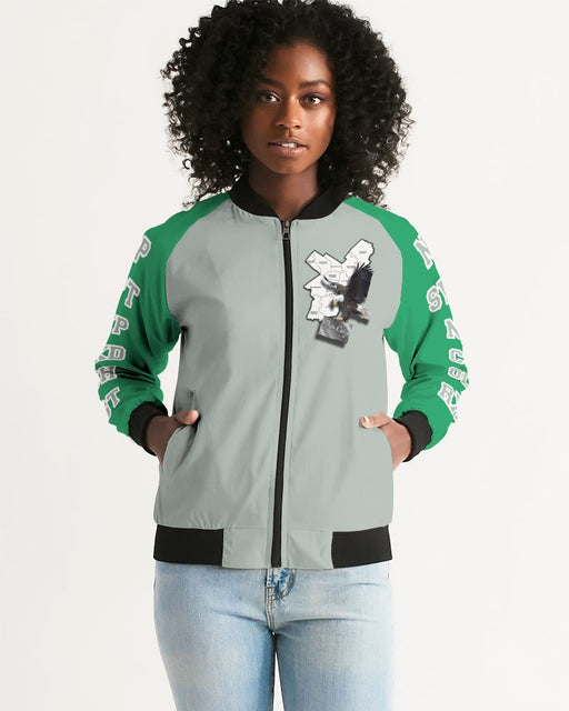 Eagles Kelly Green Women's Bomber Jacket