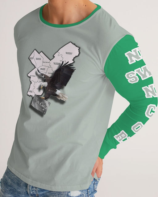 Eagles Kelly Green Men's Long Sleeve Tee