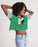 Eagles Kelly Green Women's Lounge Cropped Tee