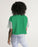 Eagles Kelly Green Women's Lounge Cropped Tee