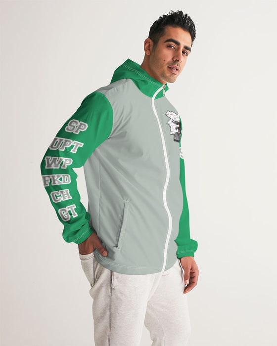 Eagles Kelly Green Men's Windbreaker